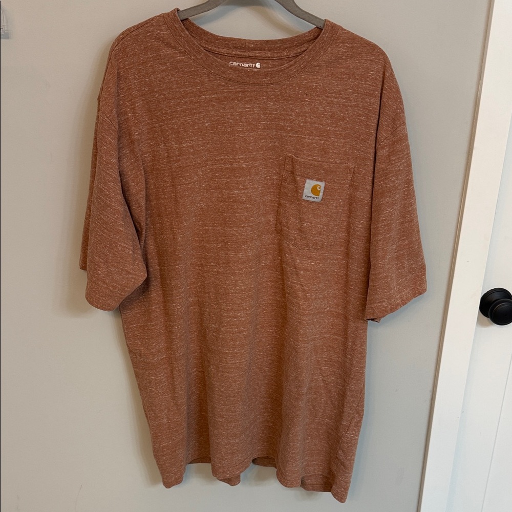 Carhartt Men's Rust Heather Short Sleeve Tee